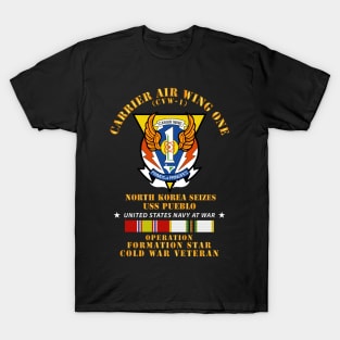 Carrier Air Wing One - Operation  Formation Star - N Korea T-Shirt